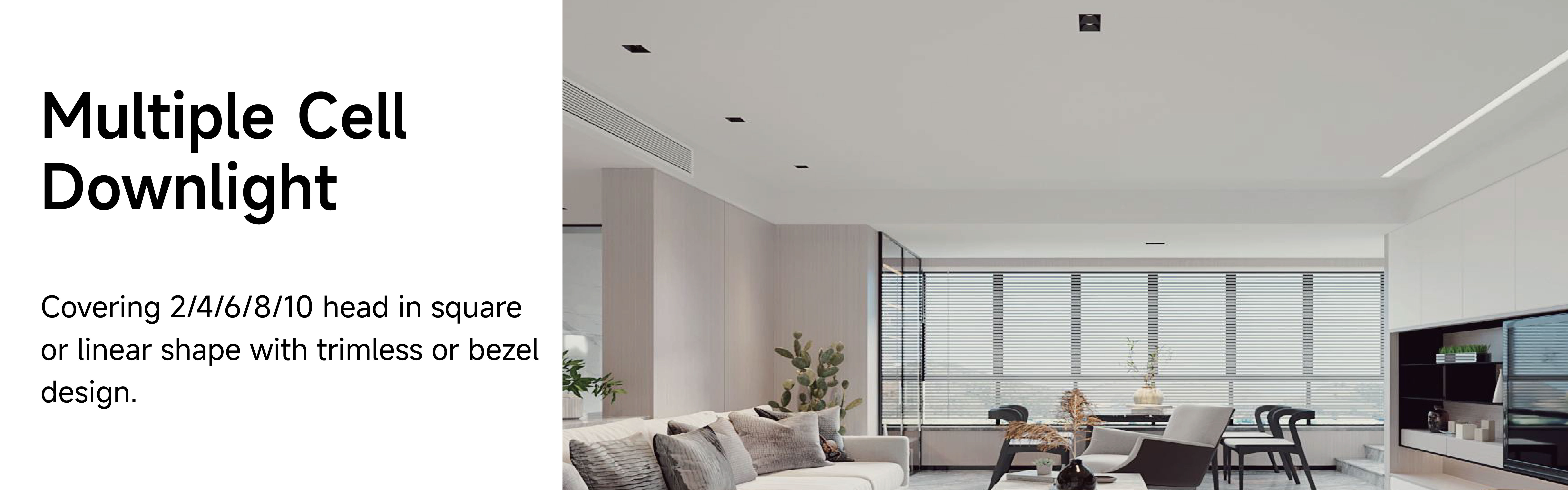 Recessed Multiple Banner