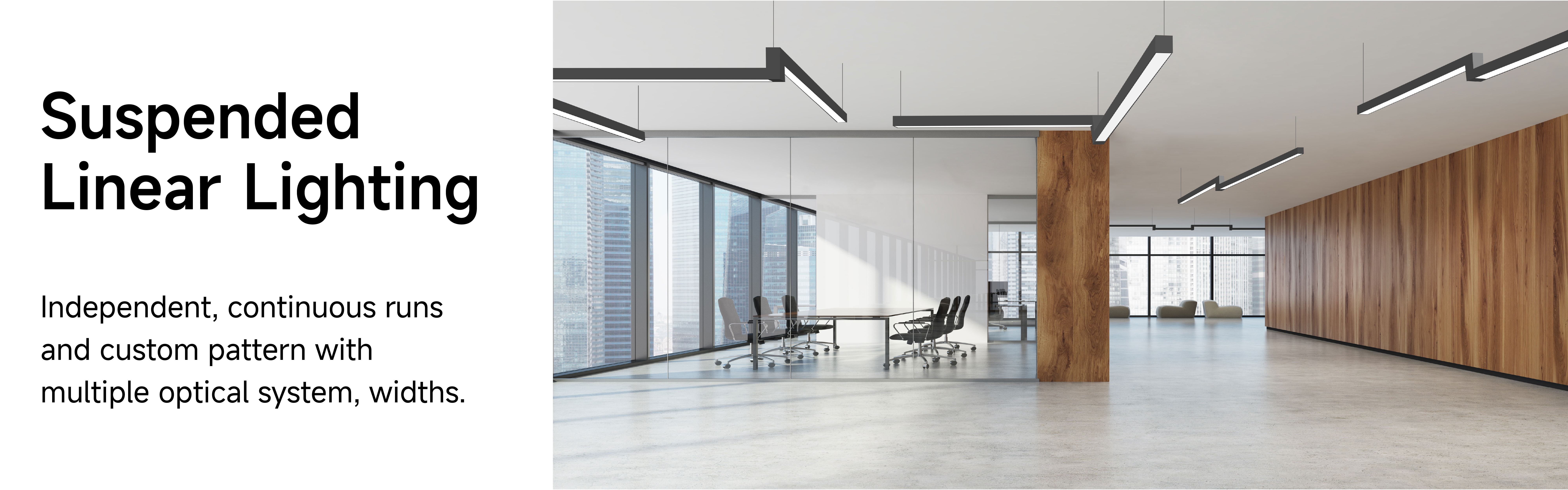 Suspended Linear Banner