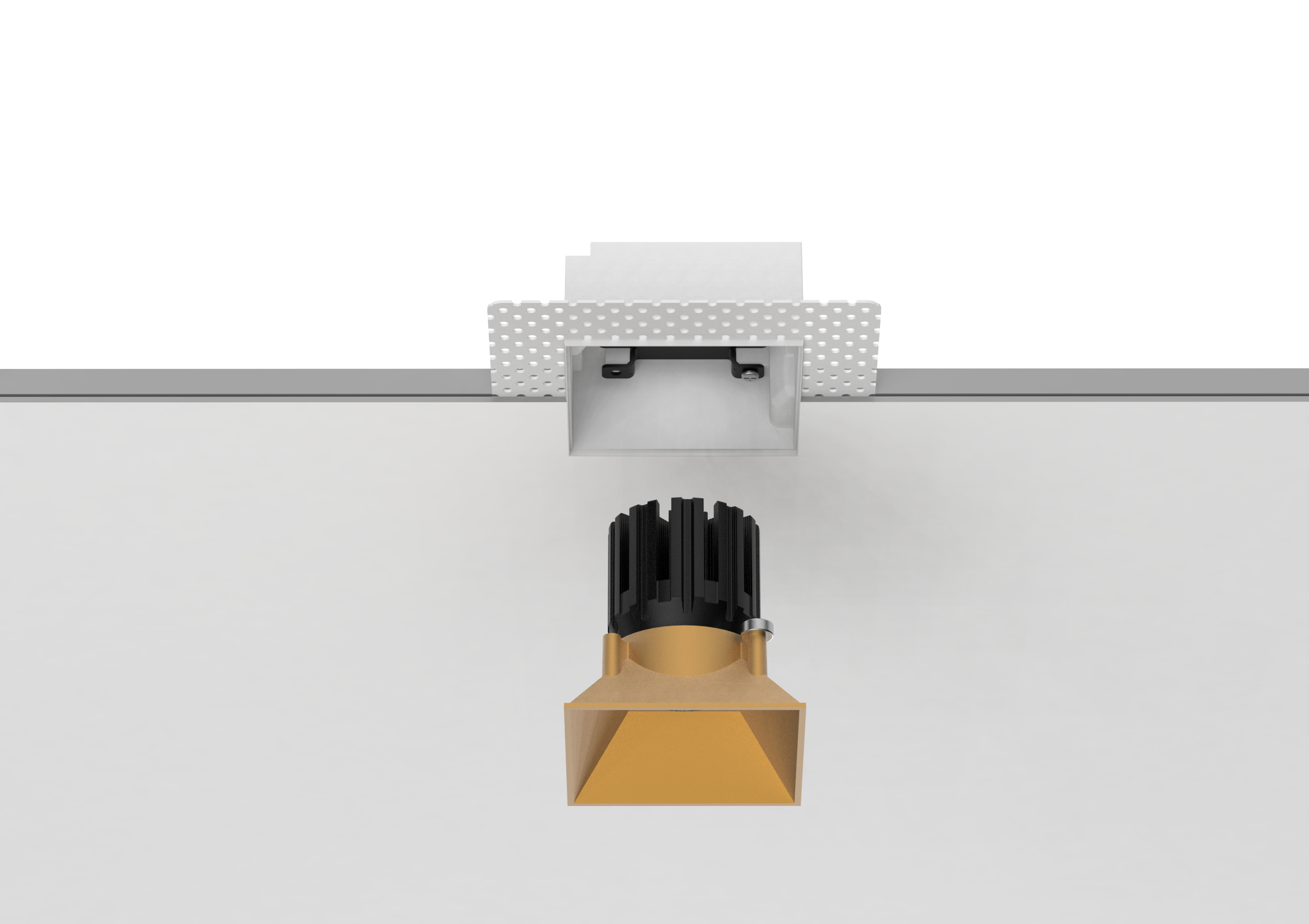 Vista 3" Square Mud-In Fxied IP65 view 2