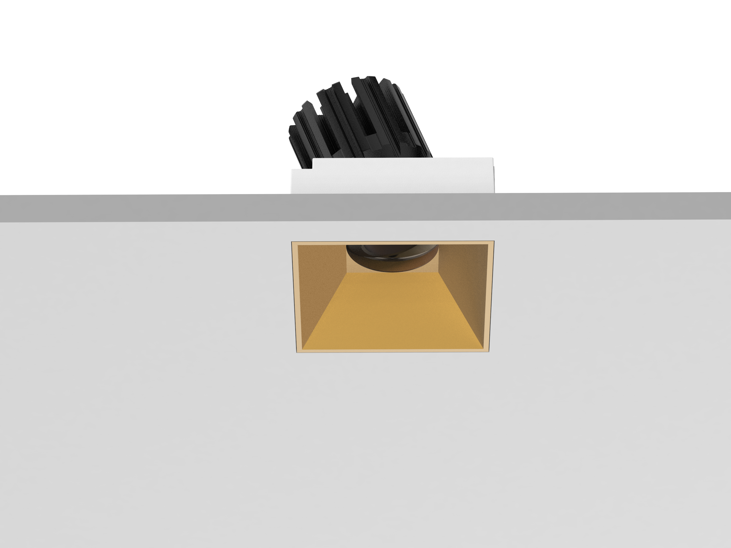 Vista 3" Square Mud-In Adjustable view 3