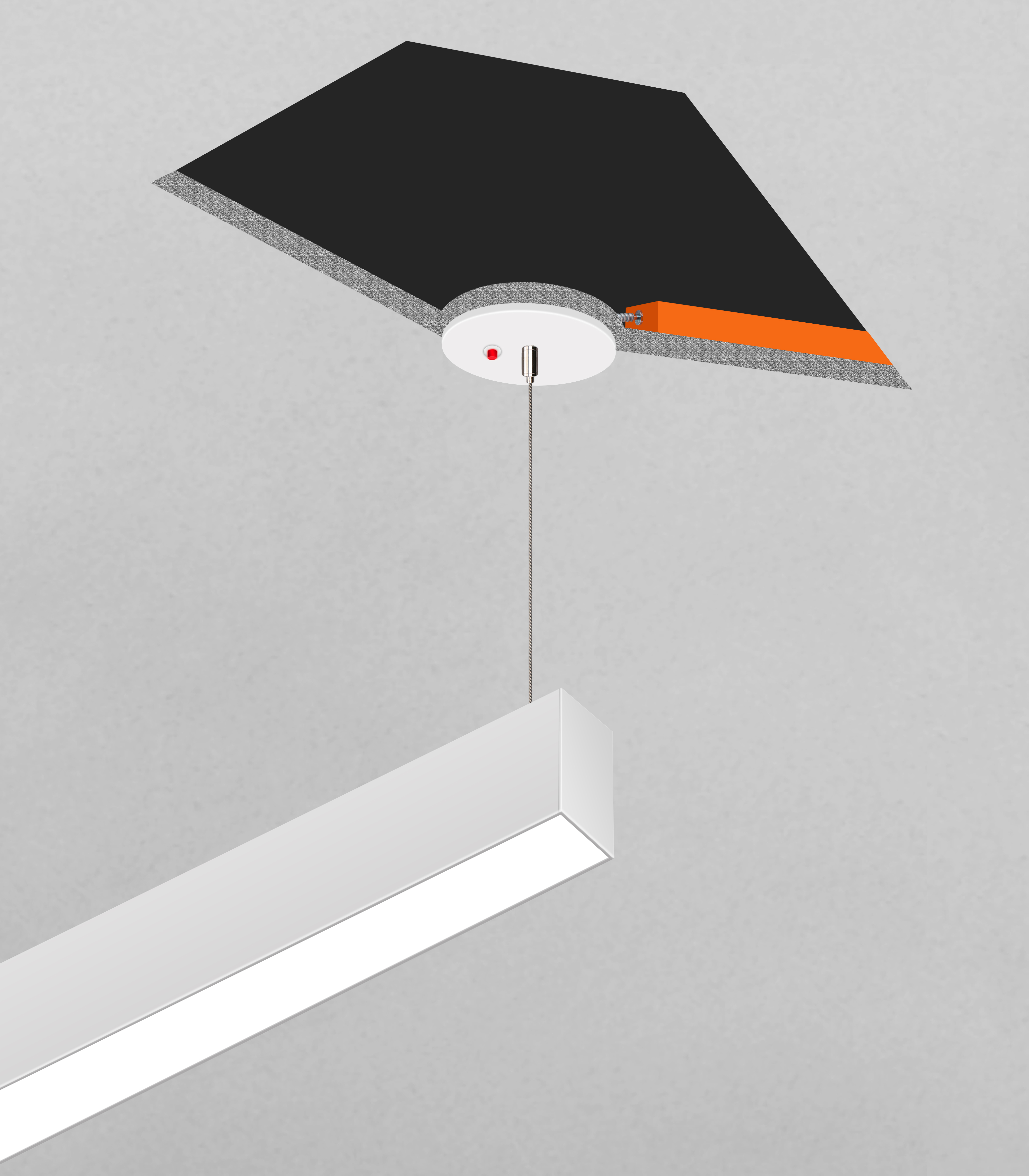 Belle 1 Pendant Flush Lens view 5